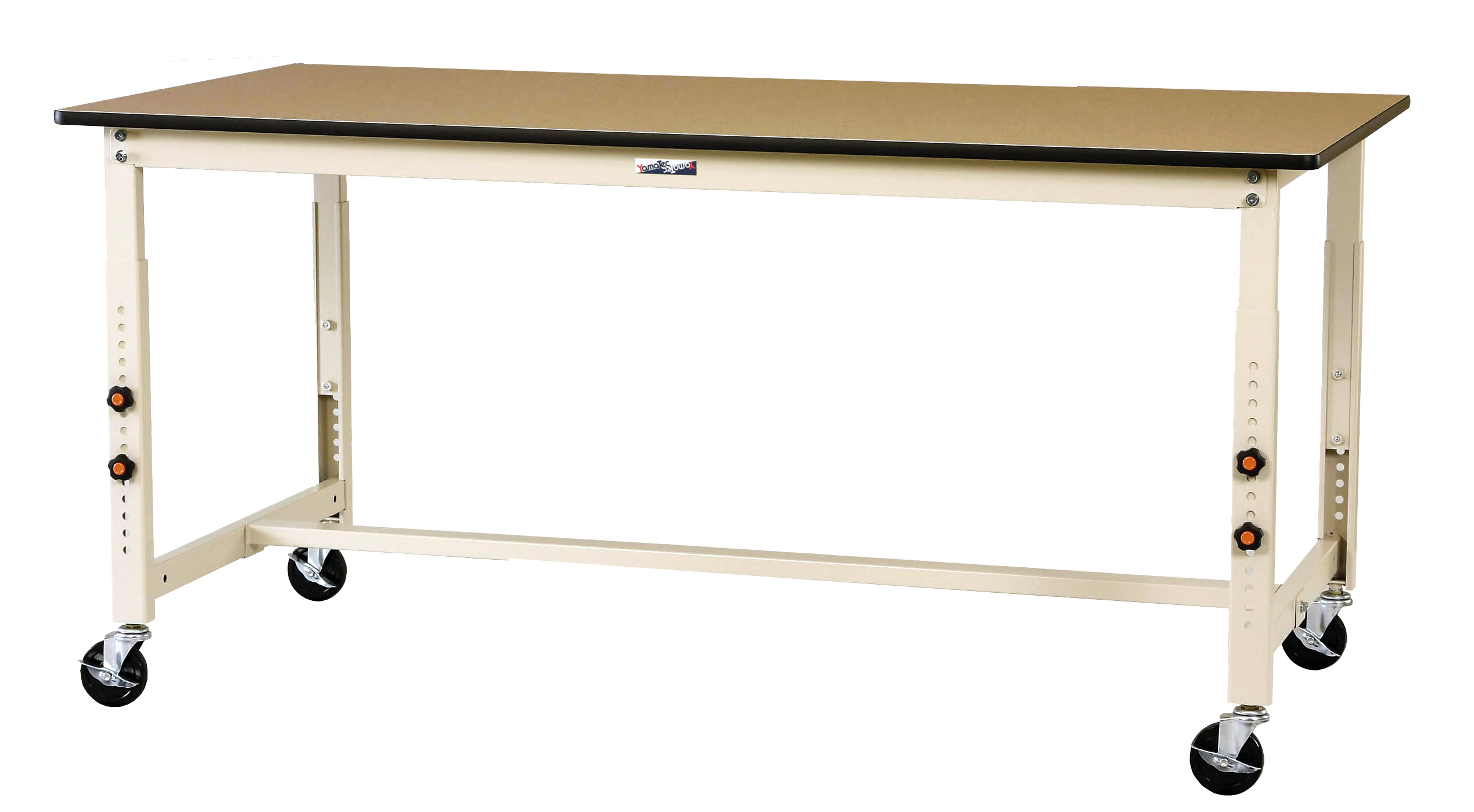 ヤマテック　ワークテーブル　300シリーズ　高さ調整タイプ移動式　ポリエステル天板　SWPAC-660